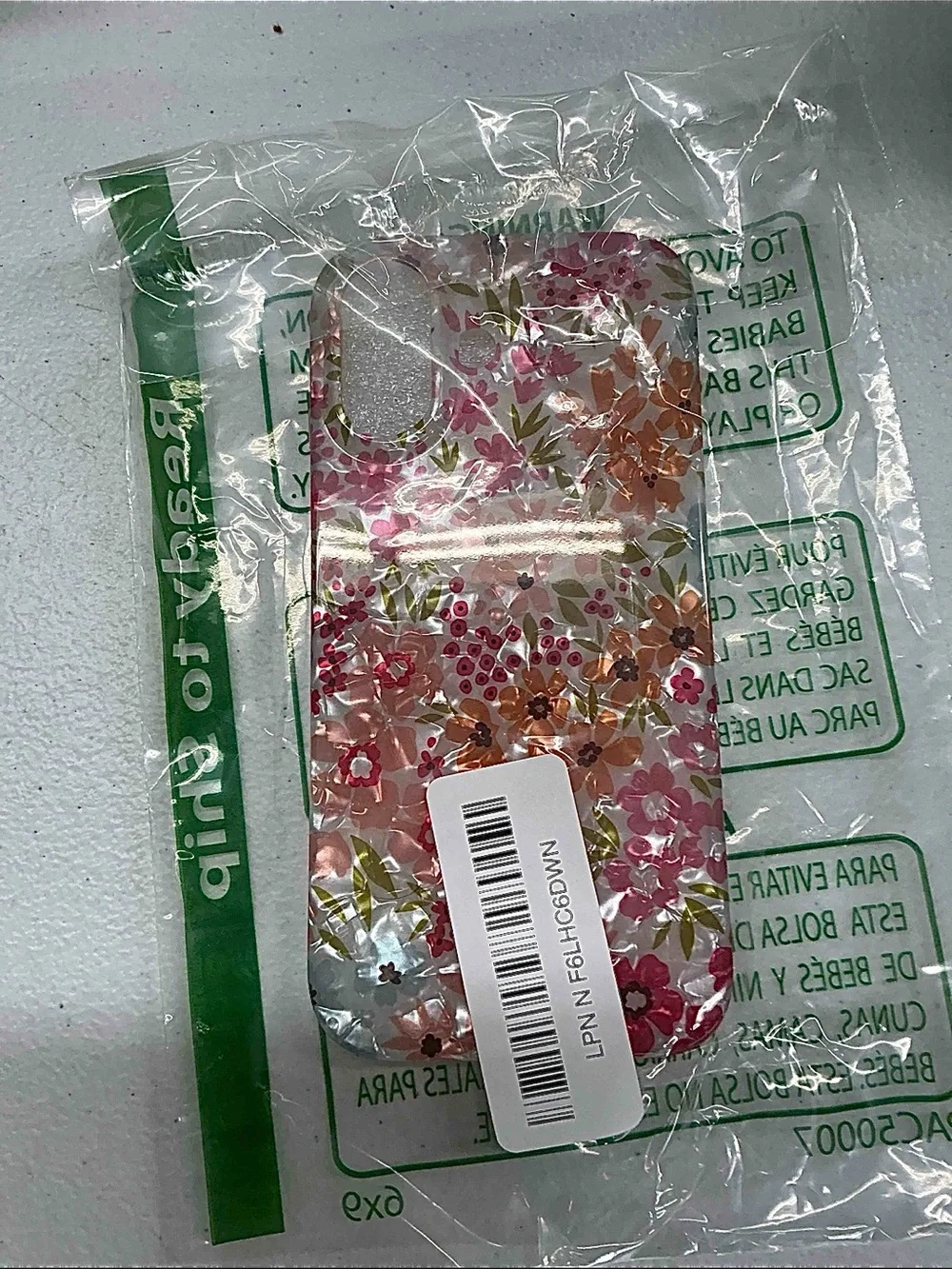 Floral Pink & Orange Transparent iPhone 17 Case